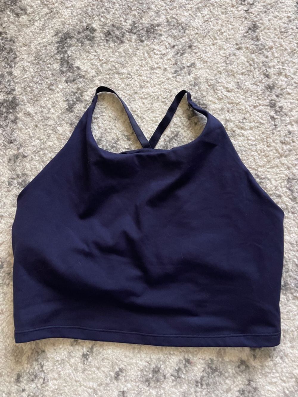 GAP Navy High-Neck Racerback Bralette